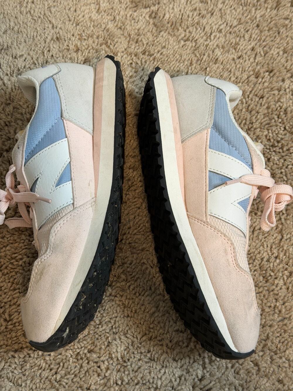 New Balance 237 Sneakers Big Girls 6 Pink Running Low Top Lace Up GS237TK